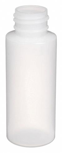 QORPAK Bottle: HDPE, 2 fl oz, 60 mL, Natural, 24-410 mm Screw Closure Size, No Closure, No Closure (MPN PLA-03208). Key specifications — Body Color: Natural; Brand: QORPAK; Pre-Cleaned: None; Closure Included: No.