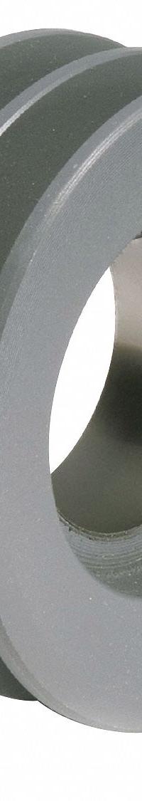 APPROVED VENDOR V-Belt Pulley: 2BK52, 2 Groove, 4.95 in OD, Bushed Bore, H/QT, Cast Iron. Key specifications — Pulley Industry Number: 2BK52; Pitch Diameter: 4.6 in (5L, B); For Belt Section (broad, with similar types): 5L, B, or BX.