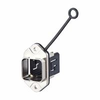 METZ CONNECT Normative Mounting: Normative Mounting, 1 Ports, Metal, IP65/IP6X/IPX7, -40°F to 158°F (MPN 14010833C0MN). Key specifications — Brand: METZ CONNECT; IP Rating: IP6X; Product Type: Normative Mounting; Color: Gray; Material: Metal; Compatible Inserts: E-DAT Industry RJ45 Field Jack Insert (T568A, T568B or PROFINET); Housing Type: Flange.