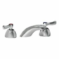 CHICAGO FAUCETS Low Arc Bathroom Faucet: 404, Cast Brass, Polished Chrome Finish, 2.2 gpm Flow Rate (MPN 404-VABCP). Key specifications — Includes: Mounting Hardware; Brand: CHICAGO FAUCETS; Series: 404.
