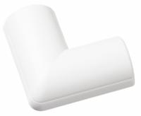 D-LINE 90 Degree Flat Elbow: 3/4 in Wd, 1/2 in Ht, Plastic, White (MPN FLFB2010W). Key specifications — Item [MERCH]: Flat Bend; Color: White; Mounting Style: Clip-Over; For Use With: Micro+ Raceways; Series [MERCH]: D-Line Micro+ Raceway 0.78 in x 0.39 in (20x10mm) Item 60WA67, 60WA61 and 60WA62; Basic Material: Plastic.