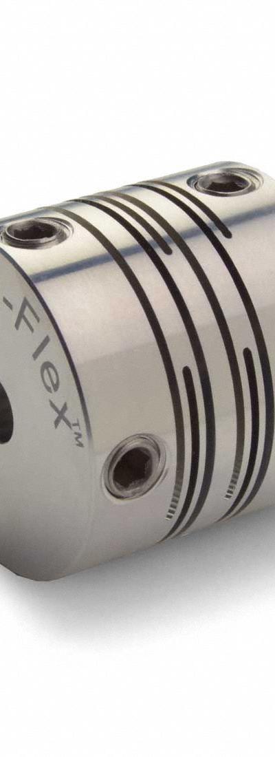 RULAND MANUFACTURING Slit Coupling: 1/4 in Bore Dia 1 - Short Set Screw Slit Couplings