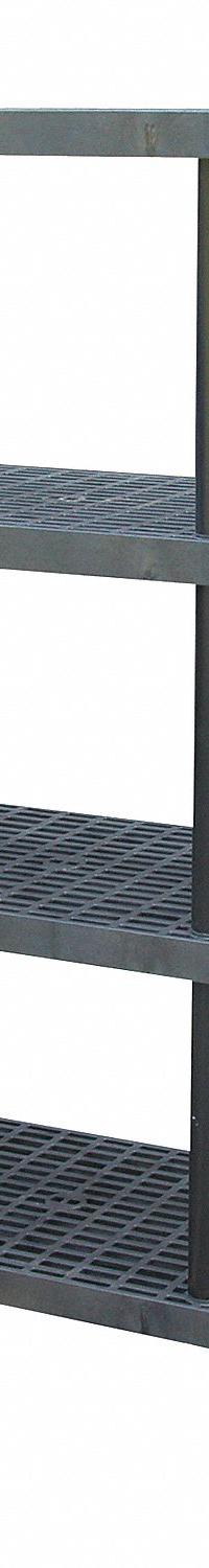 STRUCTURAL PLASTICS Plastic Shelving: 96 in x 24 in, 75 in Overall Ht, 4 Shelves (MPN S9624X4). Key specifications — Resistance Properties: Corrosion-Resistant; Frame Material: Plastic; Shelving Material: High Density Polyethylene; Brand: STRUCTURAL PLASTICS.