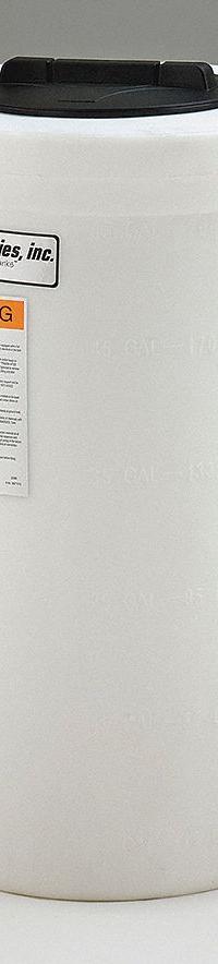 SNYDER INDUSTRIES Storage Tank: Single Wall, Vertical, 60 gal, Closed Top, 3/16 in Wall Thick, HDPE (MPN 5680000N97206). Key specifications — Construction Material: HDPE; Brand: SNYDER INDUSTRIES.