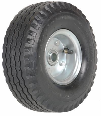 VESTIL Pneumatic Wheel,3/4 In. Bearing: For 3ZKU8, For TWC-400 - Material Handling Parts