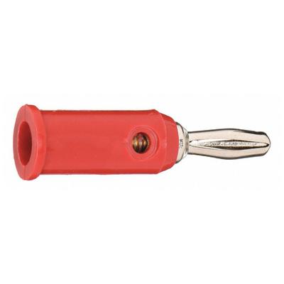 POMONA Banana Plug: 1 1/2 in Lg, Beryllium Copper/Brass, Polypropylene, 5,000 V Max Volt - Banana Plugs