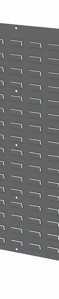 AKRO-MILS Louvered Panel: 34 in x 52 in x 5/16 in, 1 Sides, 0 Bins, Gray (MPN 30655GY). Key specifications — attr38851: Gray; attr38864: Powder Coated; attr38845: AKRO-MILS.