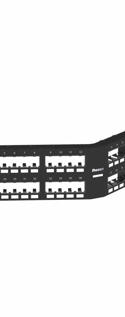 PANDUIT Patch Panel: 2 Rack Units - Rack-Mount Modular Patch Panels