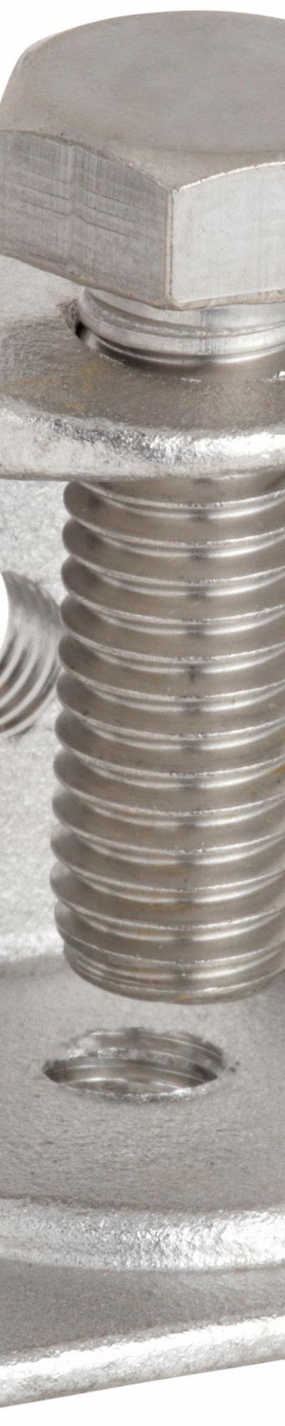 CALBRITE Beam Clamp: 316 Stainless Steel, 5/8"-11 Thread Size, 1,100 lb Load Capacity - Beam, Wire Rod & Purlin Clamps