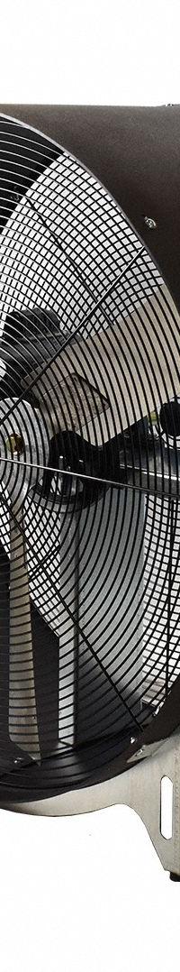 SCHAEFER Circulating Fan: 42 in Blade Dia, 115V AC, Mobile, 1 hp, Belt Drive, Polyethylene (MPN VKM42-2-B-O). Key specifications — Mobility: Mobile; Standards: AMCA Standard 230.99; Voltage: 115V AC; Brand: SCHAEFER.