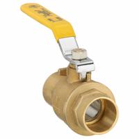 APOLLO Manual Two-Way Ball Valve: 1 in, Brass, Straight, Sweat x Sweat, 600 psi Max. Pressure (CWP) (MPN 94A20501). Key specifications — Brand: APOLLO; Handle: Lever.