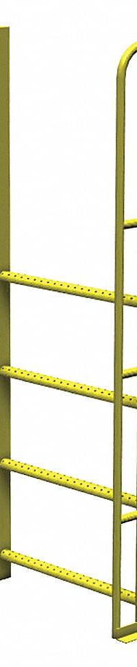 TRI-ARC Configurable Platform Ladder: 6.8 ft Overall Ht, 30 in Overall Wd, 20 in Overall Dp, Steel (MPN UCL9004246). Key specifications — Material: Steel; Color: Yellow; Brand: TRI-ARC.