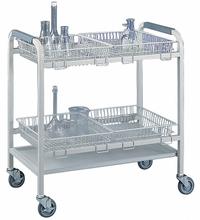Laboratory Glassware Cart Basket: 32 in Overall Lg, 18 in Overall Wd, 4 in Overall Ht, Steel, White (MPN 8040100). Key specifications — Brand: LABCONCO; Product Type: Lab Cart; Cart Material: Steel.