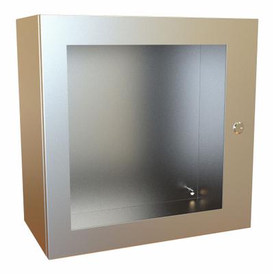 HAMMOND Electrical Enclosure: Stainless Steel, 20 in x 20 in x 10 in, NEMA 12/13/3R/4/4X - Stainless Steel Enclosures