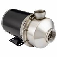 Centrifugal Pump: 3 hp, 230V AC, 119 ft Max Head, 2 in , 1 1/2 in Intake and Disch (MPN C2562443T2F). Key specifications — Brand: AMERICAN STAINLESS PUMPS; Motor Enclosure Type: TEFC.