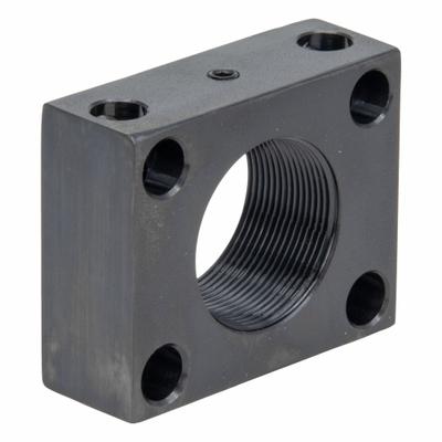 ENERPAC Rectangular Mounting Flange: 1 1/2 in Bore Dia., UN-2B, 1 1/2"-16 Thread Size - Front or Rear Flange Cylinder Mounts