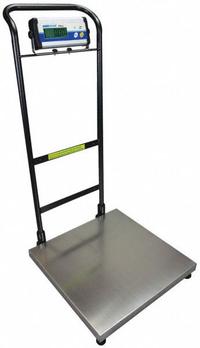 ADAM EQUIPMENT Floor Scale: 75 lb Wt Capacity - Imperial, 0.01 kg/0.02 lb Readability, Floor Scale (MPN CPWplus 35W). Key specifications — Weighing Units: lb; Platform Material: Stainless Steel; Connection Ports: RS-232; Brand: ADAM EQUIPMENT; Readability: 0.01 kg/0.02 lb.