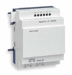 SCHNEIDER ELECTRIC Discrete Input/Output Module: (8) Discrete In, (6) Relay Out (MPN SR3XT141BD). Key specifications — Manufacturer Part Number: SR3XT141BD; Power Required: 24V DC; Product Type: Discrete Input/Output Module; Series: SR3XT; Number and Type of Outputs: (6) Relay; Number and Type of Inputs: (8) Discrete.