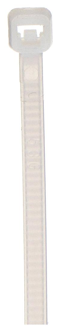 GRAINGER Cable Tie: 4 in Nominal Lg, 1 in Nominal Max. Bundle Dia., 0.1 in Wd, Natural, 1,000 PK (MPN 36J129). Key specifications — Outdoor Use: No; Color: Natural; Brand: GRAINGER.
