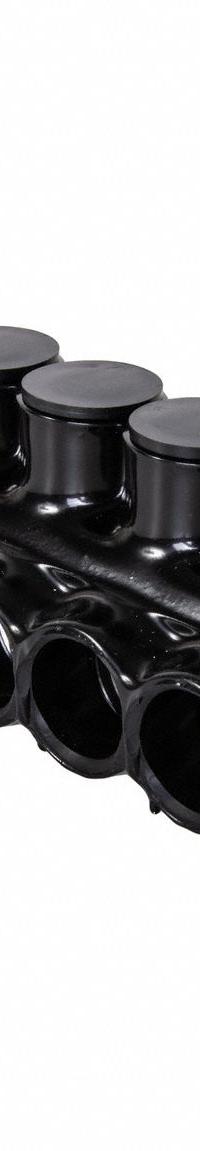 POLARIS Multitap Connector: 8 Port, Double-Sided Entry, 10 AWG – 350 kcmil Wire Size, Black (MPN IPLD350-8). Key specifications — Body Material: Aluminum; Brand: POLARIS.