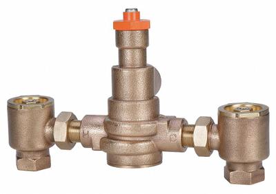 POWERS Thermostatic Mixing Valve: For Hot Water/Water Media, Thermostatic, Bronze - Emergency Fixture Mixing Valves
