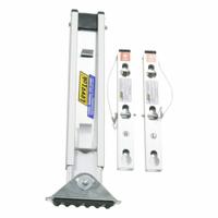 WERNER Ladder Leveler: For Extension Ladders, Leg Leveler (MPN PK70-1). Key specifications — Includes: (2) Base Attachments; Color: Black; Brand: WERNER; Compatible Ladder Type: Extension Ladders; Compatible with Series: 6102; Product Type: Ladder Leveler.