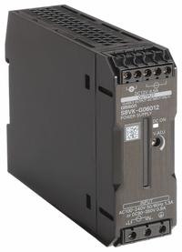 OMRON DC Power Supply: DIN Rail, 60 W Output Power - Rated, 4.5 A Current - Output, Single Phase (MPN S8VK-G06012). Key specifications — attr1044898: Single; attr1044874: Plastic; attr1044879: 100 to 240V AC; attr211400: OMRON.