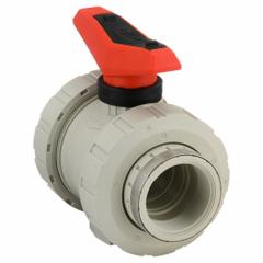 GF PIPING SYSTEMS Manual Two-Way Ball Valve: 2 in, Polypropylene, Straight, FNPT x FNPT, Two-Piece (MPN 167546327). Key specifications — Brand: GF PIPING SYSTEMS; Handle: Lever.