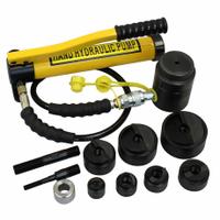 ECLIPSE Hydraulic Knockout Punch Set: Hydraulic Knockout Punch Set, Round Punch, 31/32 in Throat Dp (MPN 902-545)