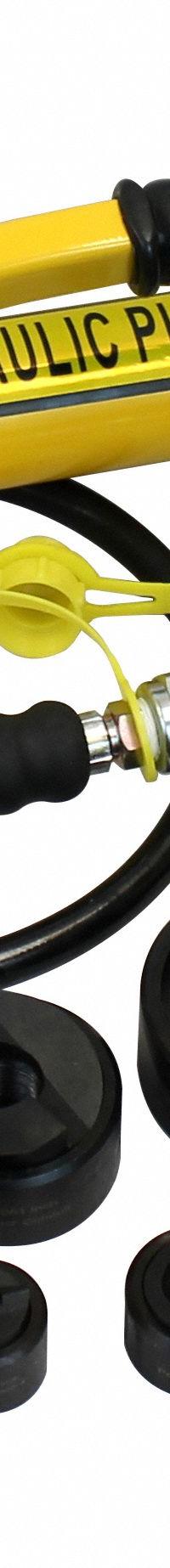 ECLIPSE Hydraulic Knockout Punch Set: Hydraulic Knockout Punch Set, Round Punch, 31/32 in Throat Dp (MPN 902-545)