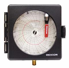 DICKSON Circular Chart Recorder: Circular Chart Recorders, Pressure, Red Pen (MPN PW470). Key specifications — attr1000928: PW470; attr1000936: DICKSON; attr1000942: Red Pen; attr1000957: 2% of Full Scale; attr1000958: Circular Chart Recorders; attr1000937: Not Certified; attr1029513: Not Included.