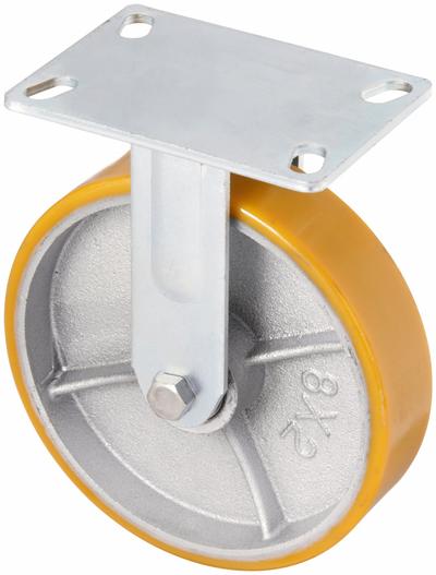 APPROVED VENDOR Plate Caster: Corrosion-Resistant/Debris-Resistant/Maint Free/Quiet-Roll - Medium-Duty General-Purpose Kingpinless Plate Casters