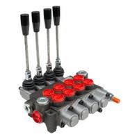 CHIEF Hydraulic Directional Control Valve: Four-Way / Three Positions, Tandem Center, 4 Spools (MPN 220840). Key specifications — attr1017968: CHIEF; attr1017969: Tandem Center; attr1018005: Spring Center To Neutral.