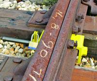 ALDON Switch Point Lock: For Repair Crews and Track Maint, 3-Point Handle Handle (MPN 4023-07). Key specifications — Application: For Repair Crews and Track Maintenance; Brand: ALDON; Handle Style: 3-Point Handle.