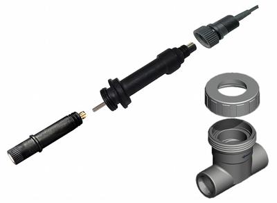 SENSOREX Sensor Kit: S8300TC/10/TL/TL, pH, 0 to 14 pH, Flat, 3.05 m Cable Lg - Electrode, Probe & Sensor Kits