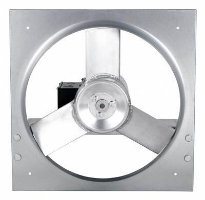 Dayton Exhaust Fan: Direct Drive, 18 in Blade, 1/3 hp, 3,604 cfm, 115/230V AC - Standard Direct-Drive Panel Exhaust Fans