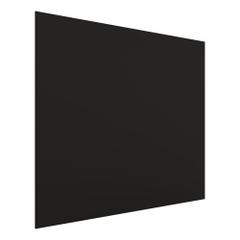 HADRIAN Partition Panel: Stainless Steel, Powder-Coated, Black, 58 in Ht, 76 in Wd, 1 in Thick (MPN 530076-510). Key specifications — Door Swing: Left Hand In/Right Hand Out; Brand: HADRIAN; Color: Black; Finish/Texture: Powder-Coated.