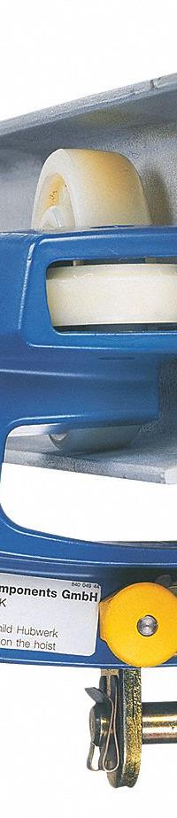 DEMAG Trolley: Push, 1,200 lb Max Hoist Load Capacity, For 2 in – 3 1/2 in Beam Flange Wd (MPN CF 5). Key specifications — For Beam Shape: Flat; Trolley Frame Material: Cast Aluminum.