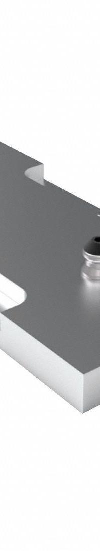 VEKTEK Fixture Plates: Aluminum, Rectangular, 18.5 lb Wt, 166 mm W x 396 mm L x 52 mm H, 2 Studs (MPN 571121). Key specifications — Product Type: Fixture Plate; Brand: VEKTEK; Installed Components: Zero Point Stud.