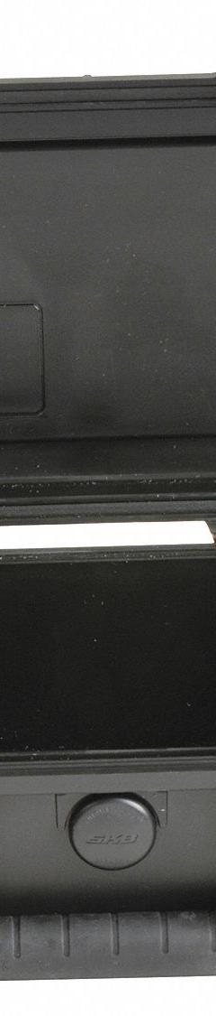 SKB Protective Case: 6 in x 8 1/2 in x 3 3/4 in Inside, No Foam, Black, Stationary, 1 lb Wt, Plastic (MPN 3I-0806-3B-E). Key specifications — Closure Type: Latches; Brand: SKB; Carry-On Size: Yes.