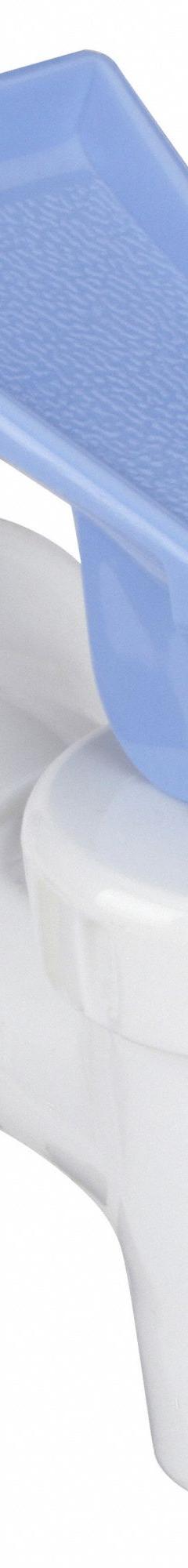 OASIS Dispensing Spout: Plastic, Blue/White, NPT, 3/8 in Inlet Pipe Size (MPN 032135-104). Key specifications — Inlet Connection Type: NPT; Product Type: Water Dispenser Spout; Material: Plastic; Brand: OASIS; Color: Blue; Compatible Product Type: Oasis Atlantis Pou Coolers.
