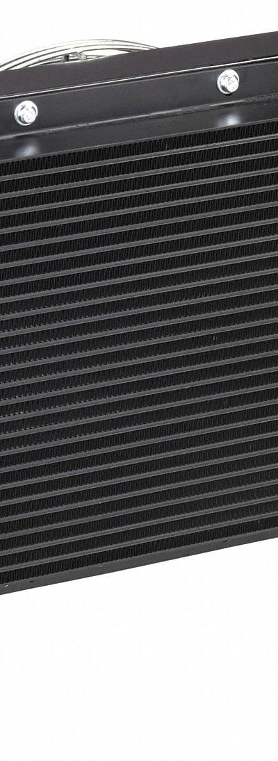 COOL-LINE Forced Air Oil Cooler: 45 hp Heat Removed - Hydraulic Motor Driven Forced Air Oil Coolers