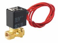 ASCO Solenoid Valve: 2-Way, Normally Closed, 24V AC, Open Frame, Compact, Brass Body, FKM Seal (MPN U8256A091V). Key specifications — Brand: ASCO; Voltage: 24V AC; Coil Enclosure: Open Frame.