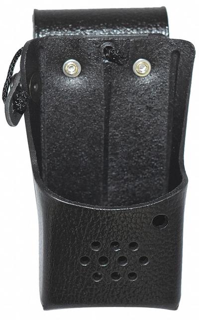 MOTOROLA Case with Fixed Belt Loop: Fits Motorola, Black, Hard Leather, Belt Loop/Cases - Motorola-Compatible Carrying Accessories
