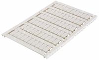 SCHNEIDER Marking Card: White, 0.24 in Wide Terminal Blocks (MPN NSYTRABPV6). Key specifications — Compatible Manufacturer Model Number: NSYTRV42BL; Marking: Blank; Compatible with Product Type: 0.24 in Wide Terminal Blocks; Brand: SCHNEIDER.