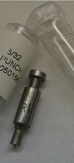 ROPER WHITNEY Punch: 31 ga Capacity (Steel), 5 Punch, 5/32 in Punch Dia, Round (MPN 300050156). Key specifications — attr67935: ROPER WHITNEY; attr79097: Punch; attr79098: 5 Punch.