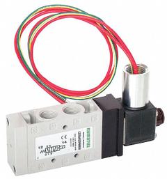 AVENTICS Solenoid Air Control Valve: Series L2, Single Solenoid, Five-Way / Two-Position, 24V DC (MPN L22XA452BP00061). Key specifications — attr1077526: L22XA452BP00061; attr1077589: Non-Locking; attr1077598: Solenoid Air Control Valve; attr1077600: Spring Return.