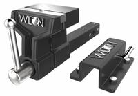 WILTON All Terrain Vise: Heavy Duty, Enclosed, 6 in Jaw Face Wd, 5 3/4 in Max Jaw Opening, V-Grooved (MPN 10010). Key specifications — attr663938: WILTON; attr669110: 45-56 HRC Steel; attr669112: Vehicle Hitch.
