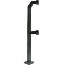 PEDESTAL PRO Dual Height Truck Pedestal: 75 in Overall Ht, Black, Pedestal, 12 in x 8 in, Black (MPN 72-DSP-3-12-12). Key specifications — attr193630: PEDESTAL PRO; attr982335: Carriage Bolt Hardware; attr982316: Black; attr982338: Intercoms; attr982348: Powder Coated; attr982331: Carbon Steel; attr1022512: Pedestal.