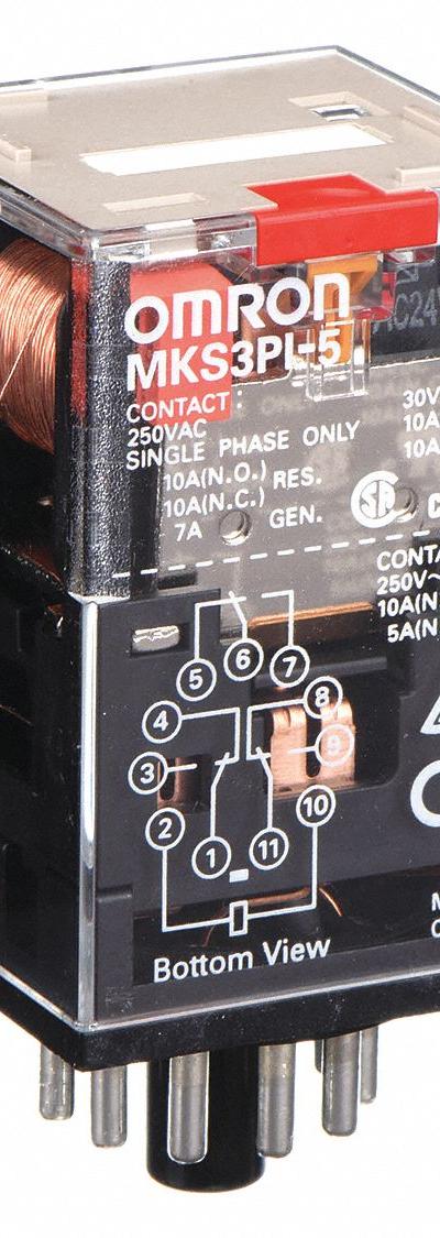 OMRON General Purpose Relay: Socket Mounted - Socket-Mounted Relays